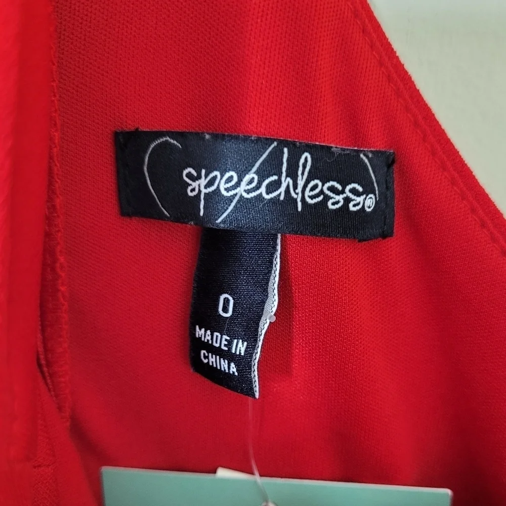Speechless Red Formal Dress Size 0 NWT